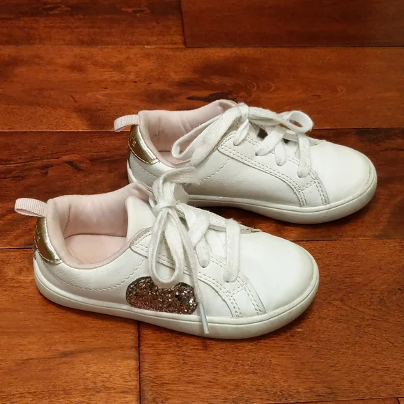 Carter's Casual Heart Sneakers Lace-Up Size